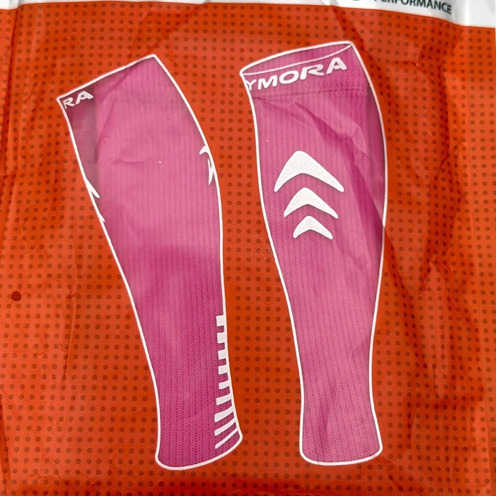 Rymora Calf Compression Sleeves Pink Large Unisex Running Sport B07ZHHRHVT